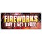 Signmission FIREWORKS BUY 1 GET 1 FREE BANNER SIGN NOT ACUTAL FIREWORKS B-120 Fireworks Buy 1 Get 1 Fr - alternate 1